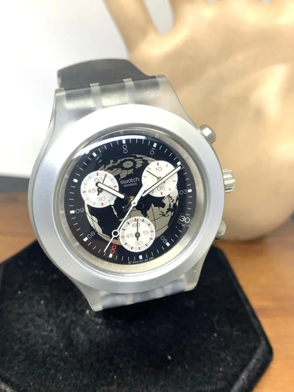 Swatch Men's Watch SVCK4003 James Bond 40th Anniversary Swiss Quartz Chronograph